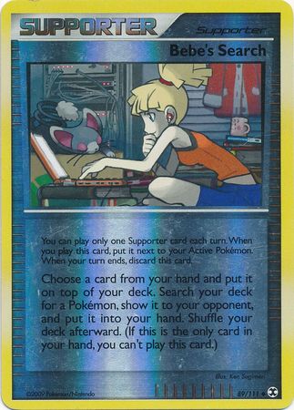 Bebe's Search - 89/111 - Uncommon - Reverse Holo available at 401 Games Canada