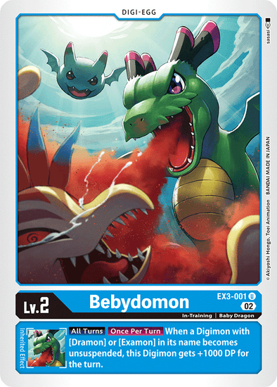 Bebydomon - EX3-001 - Uncommon available at 401 Games Canada