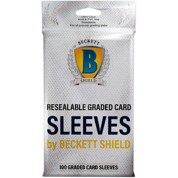 Beckett Shield - Graded Sleeves - 100Ct Clear available at 401 Games Canada