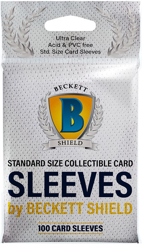 Beckett Shield - Soft Sleeves - 100Ct Clear available at 401 Games Canada