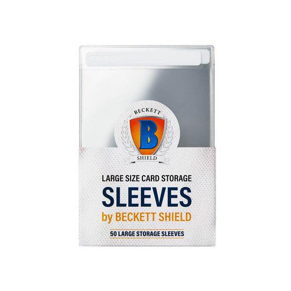 Beckett Shield - Storage Sleeves 50ct - Thick Semi-Rigid Card Holder available at 401 Games Canada