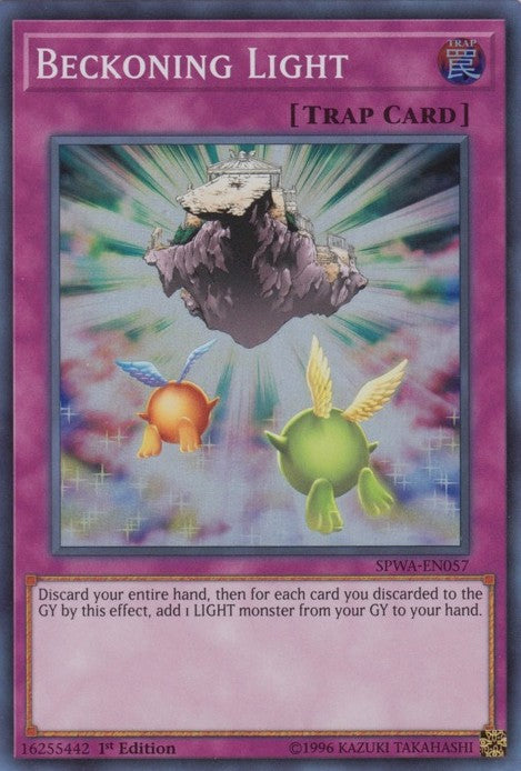 Beckoning Light - SPWA-EN057 - Super Rare - 1st Edition available at 401 Games Canada