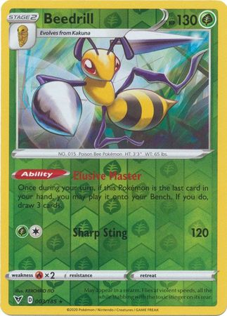 Beedrill - 003/185 - Rare - Reverse Holo available at 401 Games Canada