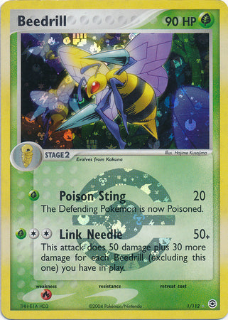 Beedrill - 1/112 - Holo Rare - Reverse Holo available at 401 Games Canada