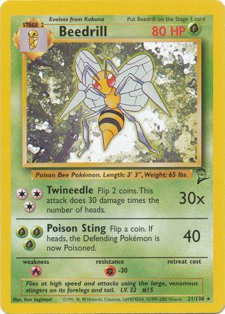Beedrill - 21/130 - Rare available at 401 Games Canada