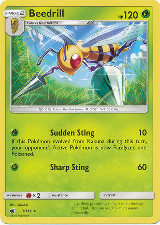 Beedrill - 3/111 - Rare available at 401 Games Canada