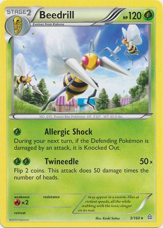 Beedrill - 3/160 - Rare available at 401 Games Canada