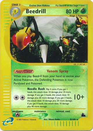 Beedrill - 5/144 - Rare - Reverse Holo available at 401 Games Canada