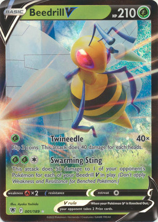 Beedrill V - 001/189 - Ultra Rare available at 401 Games Canada