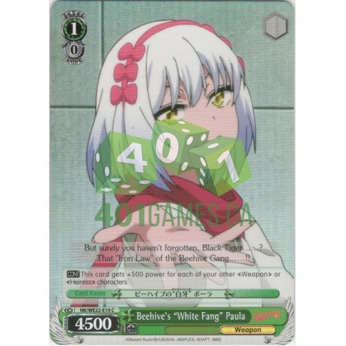 Beehive's "White Fang" Paula - NK-WE22-E19 - Common (Parallel Foil) available at 401 Games Canada