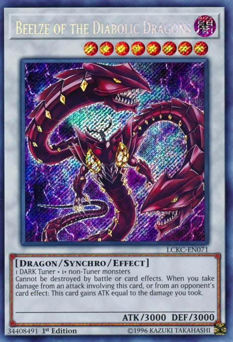 yugioh beelze deck 401 Games Canada - Beelze of the Diabolic Dragons - LCKC-EN071 - Secret Rare