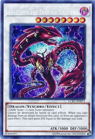 Beelze of the Diabolic Dragons - LCKC-EN071 - Secret Rare - Unlimited available at 401 Games Canada