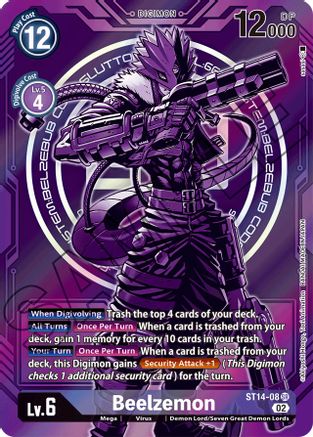 Beelzemon - ST14-08 (Alternate Art) - ST14-08 - Super Rare available at 401 Games Canada