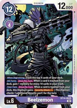 Beelzemon - ST14-08 - Super Rare available at 401 Games Canada