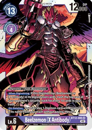 Beelzemon (X Antibody) - BT12-085 - Super Rare available at 401 Games Canada