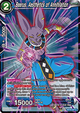 Beerus, Aesthetic of Annihilation - BT16-037 - Common (Foil) available at 401 Games Canada