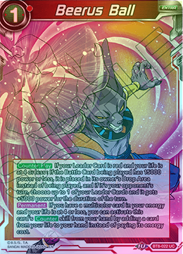 Beerus Ball - BT8-022 - Uncommon (FOIL) available at 401 Games Canada