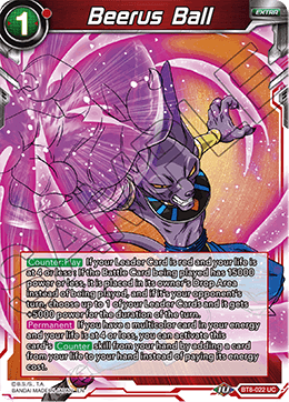 Beerus Ball - BT8-022 - Uncommon available at 401 Games Canada