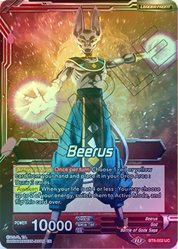 Beerus // Beerus, Furious Strike - BT8-002 - Uncommon (FOIL) available at 401 Games Canada