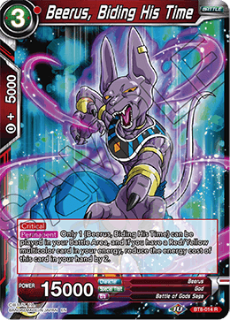 Beerus, Biding His Time - BT8-014 - Rare available at 401 Games Canada