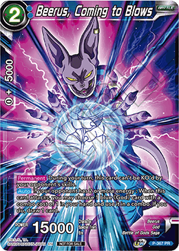 Beerus, Coming to Blows - P-367 - Promo available at 401 Games Canada