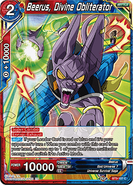 Beerus, Divine Obliterator - BT9-107 - Common (FOIL) available at 401 Games Canada