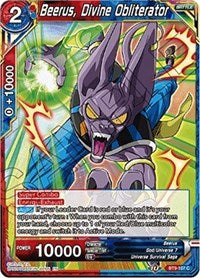 Beerus, Divine Obliterator - BT9-107 - Common available at 401 Games Canada