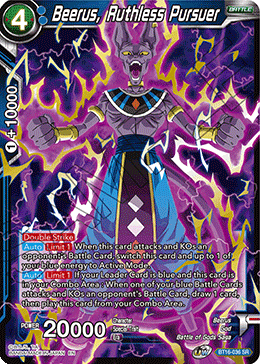 Beerus, Ruthless Pursuer - BT16-036 - Super Rare available at 401 Games Canada