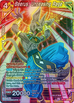 Beerus, Unceasing Rage - BT14-147 - Uncommon (FOIL) available at 401 Games Canada