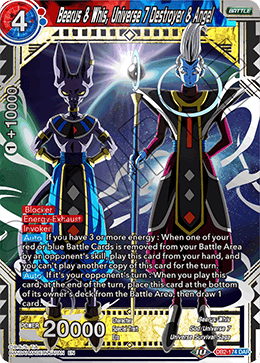 Beerus & Whis, Universe 7 Destroyer & Angel - DB2-174 - Destroyer & Angel Rare available at 401 Games Canada