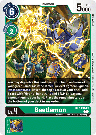 Beetlemon - BT7-046 - Uncommon available at 401 Games Canada