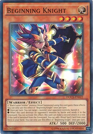 Beginning Knight - DOCS-EN022 - Super Rare - Unlimited available at 401 Games Canada