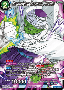 Begrudging Respect Piccolo - TB2-027 - Uncommon available at 401 Games Canada