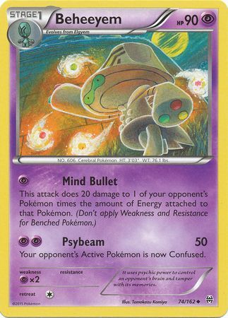 Beheeyem - 74/162 - Uncommon available at 401 Games Canada