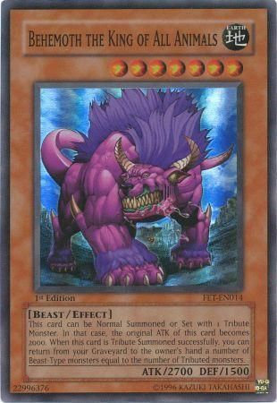 Behemoth the King of All Animals - FET-EN014 - Super Rare - 1st Edition available at 401 Games Canada