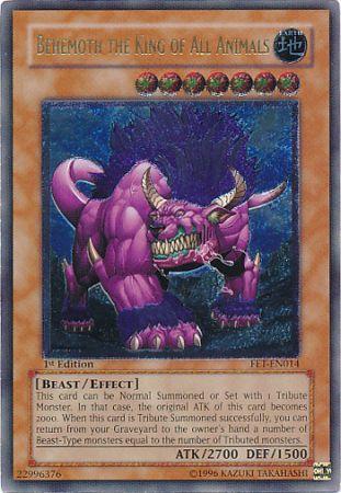 Behemoth the King of All Animals - FET-EN014 - Ultimate Rare - 1st Edition available at 401 Games Canada