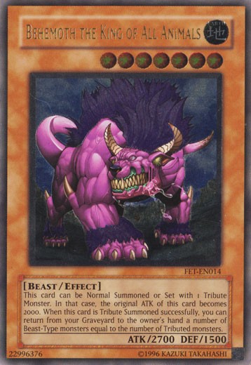 Behemoth the King of All Animals - FET-EN014 - Ultimate Rare - Unlimited available at 401 Games Canada