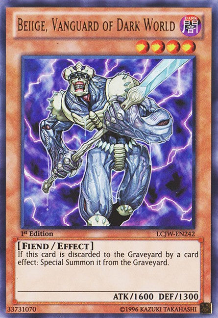 Beiige, Vanguard of Dark World - LCJW-EN242 - Ultra Rare - 1st Edition available at 401 Games Canada