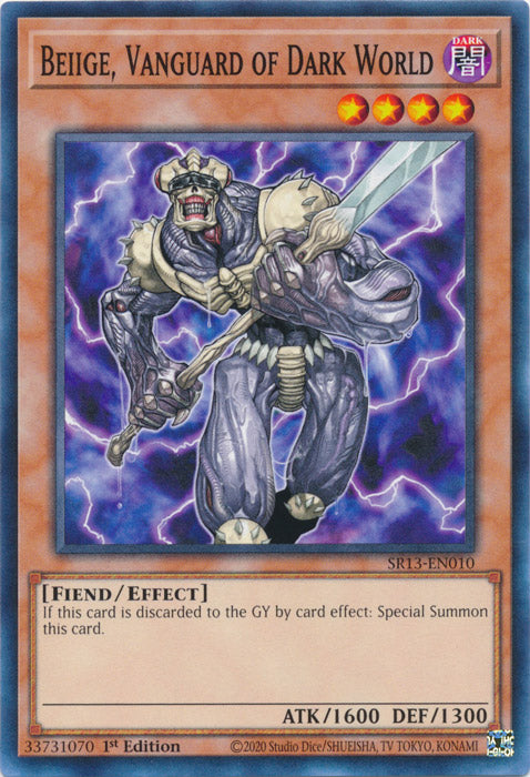Beiige, Vanguard of Dark World - SR13-EN010 - Common - 1st Edition available at 401 Games Canada