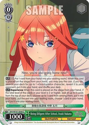 Being Diligent After School, Itsuki Nakano - 5HY/W101-E040 - Common available at 401 Games Canada