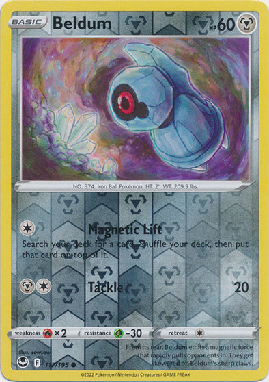 Beldum - 117/195 - Common - Reverse Holo available at 401 Games Canada