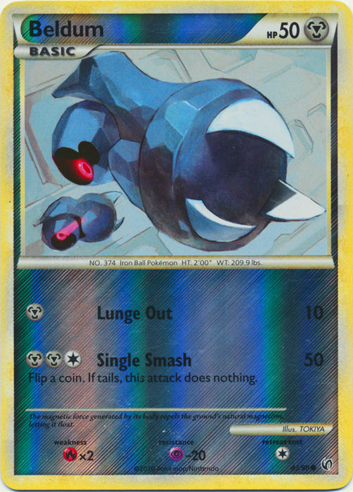 Beldum - 43/90 - Common - Reverse Holo available at 401 Games Canada
