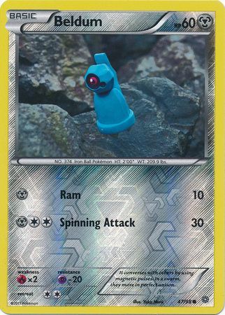 Beldum - 47/98 - Common - Reverse Holo available at 401 Games Canada