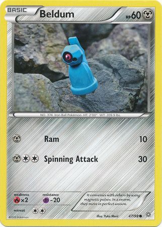 Beldum - 47/98 - Common available at 401 Games Canada