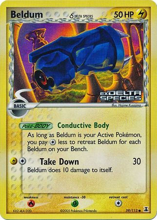 Beldum - 59/113 - Common - Reverse Holo available at 401 Games Canada