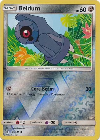 Beldum - 83/145 - Common - Reverse Holo available at 401 Games Canada