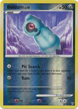 Beldum - 90/147 - Common - Reverse Holo available at 401 Games Canada