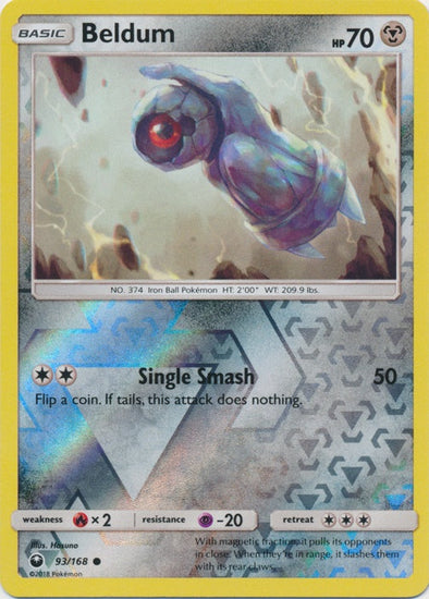 Beldum - 93/168 - Common - Reverse Holo available at 401 Games Canada