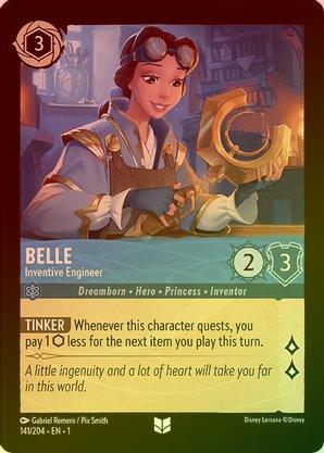 Belle (Inventive Engineer) - 141/204 - Uncommon (Foil) available at 401 Games Canada