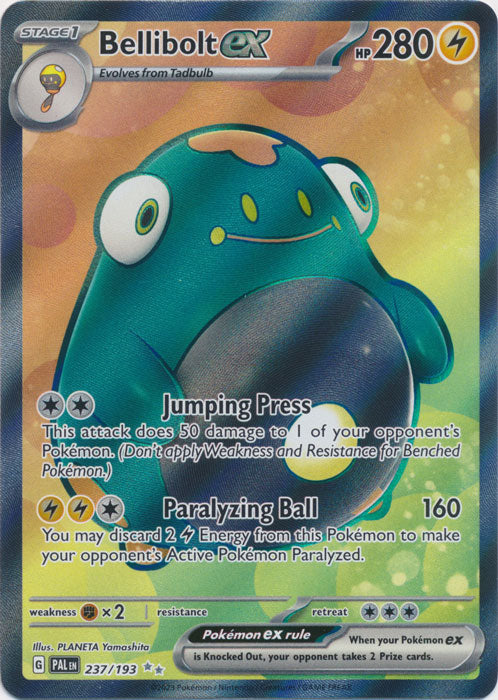 Bellibolt ex - 237/193 - Full Art Ultra Rare available at 401 Games Canada